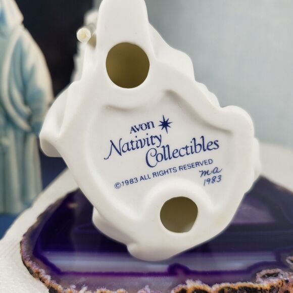 Vintage 1983 Avon Bisque Porcelain Nativity Collectable "The Shepherd " Figurine - Picture 13 of 15